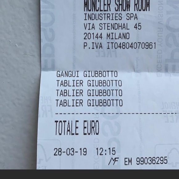 Moncler x Off White Tablier Color Navy NWT! - Picture 8 of 8